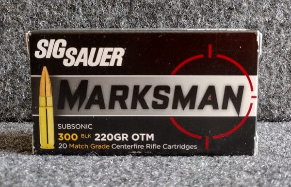 Sig Marksman .300 AAC 220 Grain OTM Subsonic 20 PK