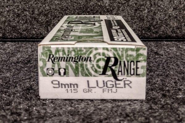 Reimington Range Ammo 9mm 115 Gr 50 ct