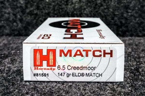 Hornady Match 6.5 Creedmoor 147 Grain ELD-M