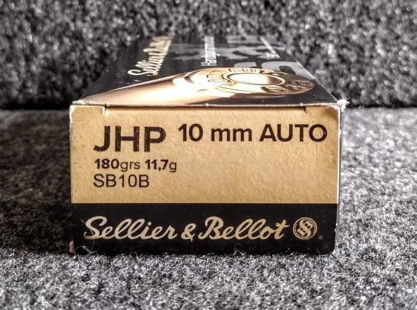 Sellier & Bellot 10MM JHP Handgun Ammo