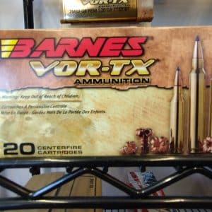 Barnes 7mm-08 REM VOR-TX Rifle Ammo - 120 gr | TTSX-BT | 3005 fps | 80/ct | No Tax Outside Texas