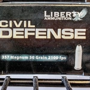 Liberty Civil-Defense 357 Mag 50 Grain SCHP 20/ct