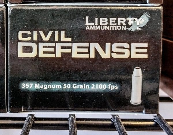 Liberty Civil-Defense 357 Mag 50 Grain SCHP 20/ct