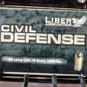 Liberty Civil-Defense 45 Colt 78 Grain SCHP 20/ct
