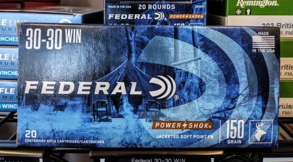 Federal 30-30 Win Power Shok 150 Grain PSP 20/ct