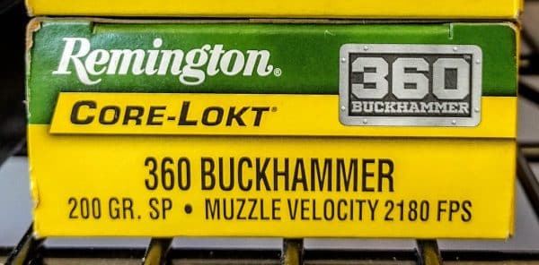 Remington Core-Lokt 360 Buckhammer 200 Grain SP 20/ct