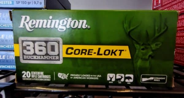 Remington Core-Lokt 360 Buckhammer 200 Grain SP 20/ct