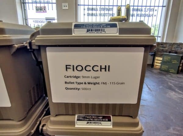 Fiocchi Shooting Dynamics 9mm Luger -115 Grain | FMJ | 1200 fps | 500/ct - Bulk Can