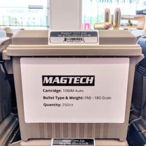 Magtech 10MM Auto - 180 Grain | FMJ | 1164 fps | 250/ct - Bulk Can