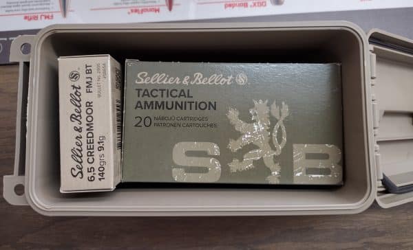 Sellier & Bellot 6.5 CM - 140 Grain | FMJ-BT | 2657 fps | 100/ct - Ammo Can | No Tax Outside Texas