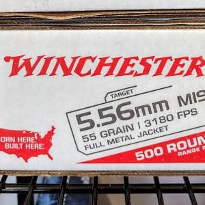 Winchester M193 556 NATO Rifle Ammo - Lake City | 55 Grain | FMJ | 3060 fps | 500/ct Bulk Pack