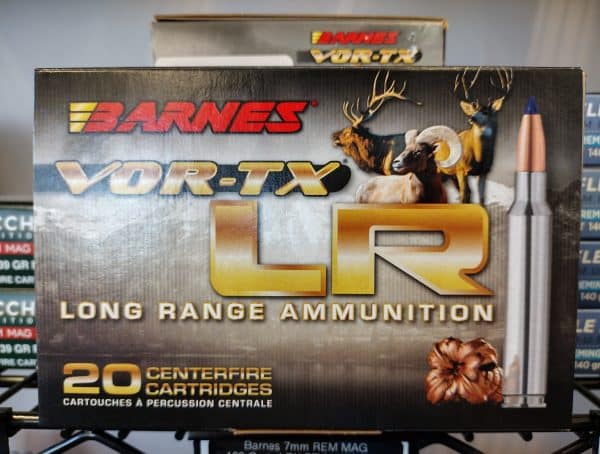 Barnes 7mm Rem Mag LR VOR-TX Rifle Ammo - 139 gr | LRX-BT | 3210 fps | 20/ct | No Tax Outside Texas