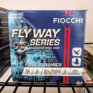 Fiocchi Waterfowl Flyway Series - 12ga | 3" | 1-1/5 oz | #3 Steel | 1550 fps | 25/ct | No Tax Outside Texas
