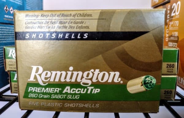 Remington Premier Accutip Sabot Slug - 20 ga | 2-3/4" | 1850 fps | 260 Grain | 5/Ct | No Tax Outside Texas