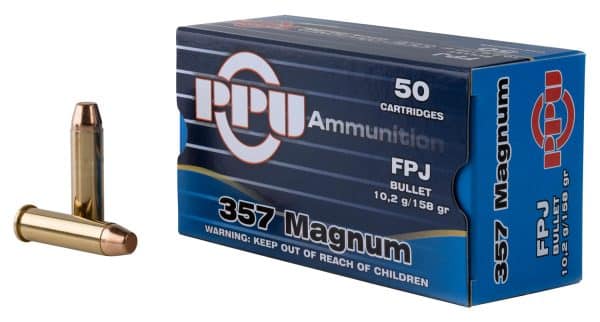 PPU .357 Mag Handgun Line Ammo - 158 gr | FPJ | 1607 fps | 50/ct