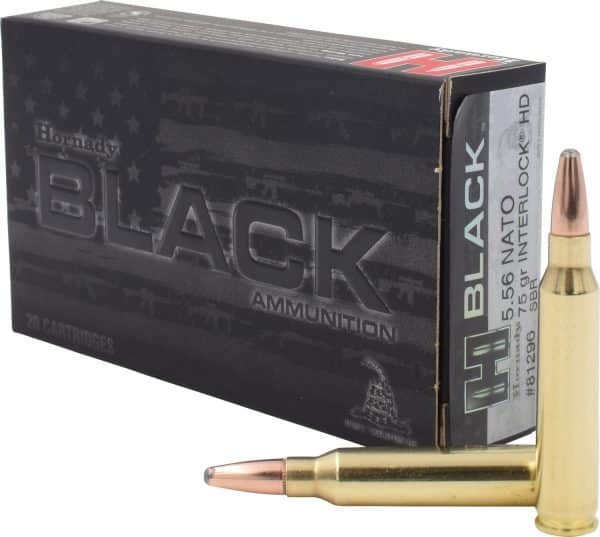 Hornady 81296 Black Rifle Ammo - 5.56 | 75 Grain | HD | SBR | 20/Ct