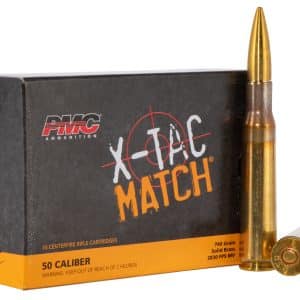 C 50XM X-TAC 50 BMG Rifle Ammo - 740 Grain | Soid Brass | 2830 fps | 10/Ct