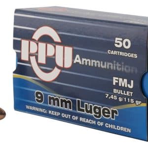 PPU PPH9F1 9mm Luger Handgun Ammo