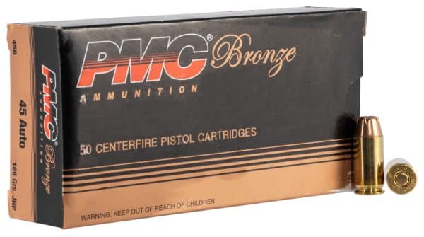 PMC 45B Bronze .45 ACP/Auto Handgun Ammo - 185 Grain | JHP | 900 fps | 50/Ct