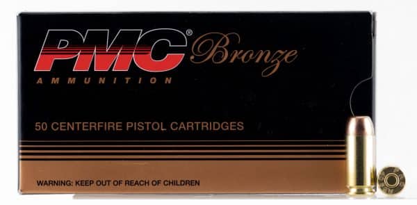 PMC 40D Bronze 40 S&W Handgun Ammo - 165 Grain | FMJ | 1040 fps | 50/Ct | Flat Rate Shipping