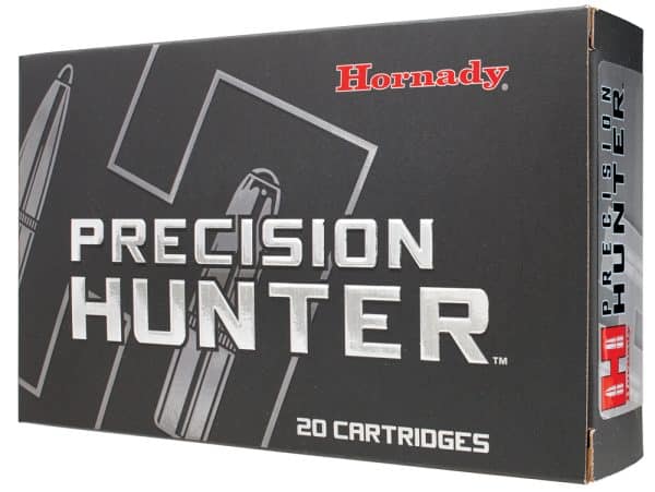 Hornady 80636 7mmRemMag Precision Hunter Rifle Ammo - 162 Grain | ELD-X | 2975 fps | 20/Ct