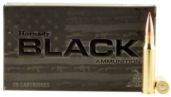 Hornady 80971 .308 Win Black Rifle Ammo - 168 Grain | A-MAX