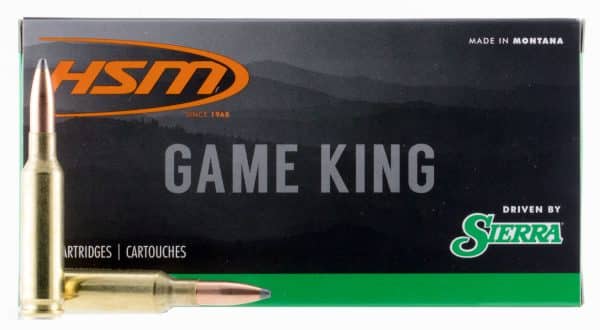 HSM Game King 6.5 Creedmoor - 140 Grain | Sierra Game King | 20/CT