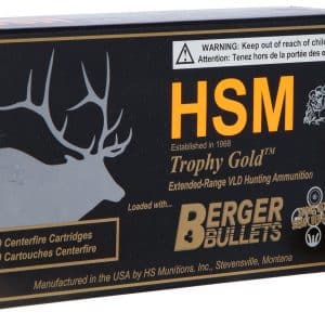 HSM Trophy Gold Extended Range 6.5 Creedmoor - 140 Grain | Berger Hybrid Tactical OTM | 20/CT