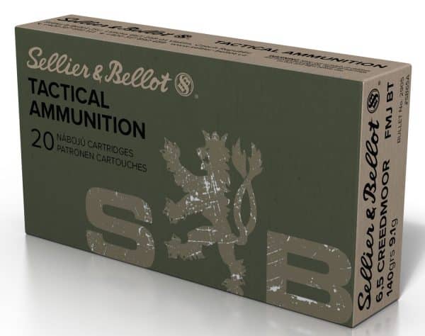 Sellier & Bellot SB65A 6.5 Creedmoor Rifle Ammo - 140 grain | FMJ-BT | 2658 fps | 20/Ct