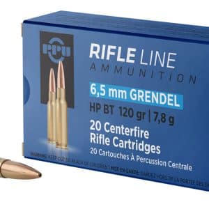 PPU 6.5 Grendel PP6GH Rifle Ammo - 120 Grain | BT-HP | 2674 fps | 20/Ct 