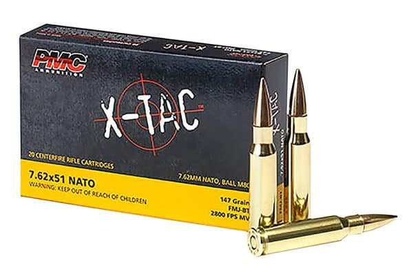 PMC 762X 7.62x51mm NATO X-Tac Rifle Ammo - 147 Grain | FMJ-BT | 2800 fps | 20/Ct