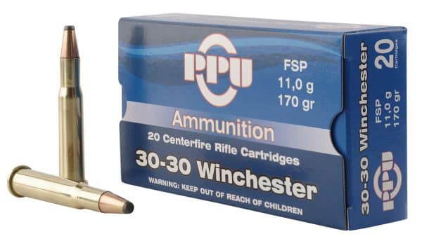 PPU 30-30 Win PP30302 Rifle Ammo - 170 grain | FSP | 2200 fps | 20/Ct