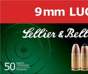 Sellier & Bellot SB9S 9mm Luger Handgun Ammo - 124 Grain | SP | 1165 fps