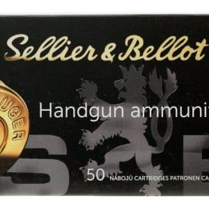 Sellier & Bellot SB9SUBA 9mm Luger Subsonic Handgun Ammo - 140 Grain | FMJ | 1001 fps | 50/Ct