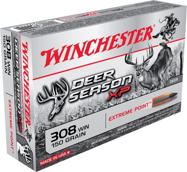 Winchester Ammo X308DS 308 Win Deer Season XP Rifle Ammo -150 gr | XP | 20/Ct 