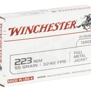 Winchester W223K .223 Remington - 55 Grain | FMJ | 20/Ct