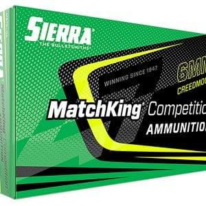 Sierra A157004 MatchKing Competition 6mm Creedmoor Rifle Ammo - 107 grain | BT-HP | 20/Ct