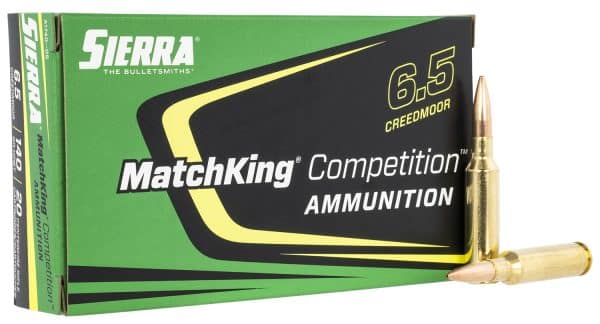 Sierra MatchKing Competition 6.5 Creedmoor - 140 Grain | Sierra MatchKing BTHP | 20/CT