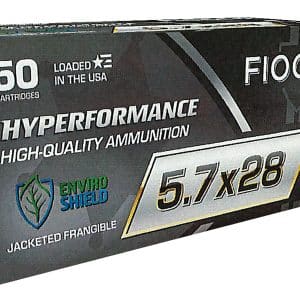 Fiocchi 57JF35 Hyperformance Frangible 5.7x28mm handgun ammo - 35 Grain | JF | 1750 fps | 50/C