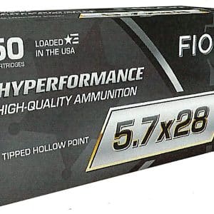 Fiocchi 57PT40 Hyperformance 5.7x28mm handgun ammo - 40 Grain | THP | 1750 fps | 50/Ct