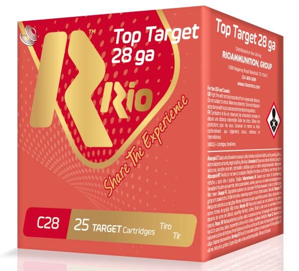 Rio RC2875 28 Gauge Top Target Shotgun Ammo - 2.75" | 3/4 oz | #7.5 | 1300 fps | 25/Ct