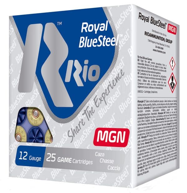 O RBSM322 12 Gauge Royal Blue Steel Magnum Shotgun Ammo - 3" | 1-1/4 oz | #2 | 1400 fps | 25/Ct