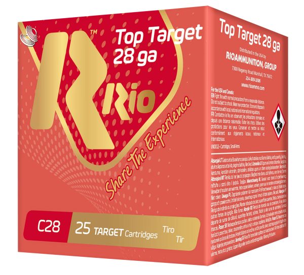 Rio RC288 28 Gauge Top Target Shotgun Ammo - 2.75" | 3/4 oz | #8 | 1300 fps | 25/Ct