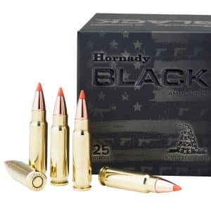 Hornady 90001 Black 5.7x28mm handgun ammo - 40 Grain | V-MAX | 1810 fps | 25/Ct