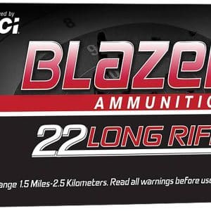 CCI 0021 Blazer .22LR Rimfire Ammo - 40 Grain | LRN | 1235 fps | 50/Ct