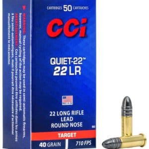 CCI 960 Quiet .22LR Rimfire Ammo - 40 Grain | LRN | 710 fps | 50/Ct | Flat Rate Shipping