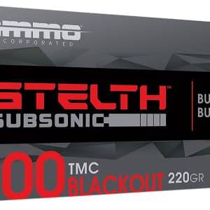 Ammo Inc 300B220TMCSTLA20 .300 Blackout Stelth Subsonic Rifle Ammo - 220 grain | TMC | 1016 fps | 20/Ct