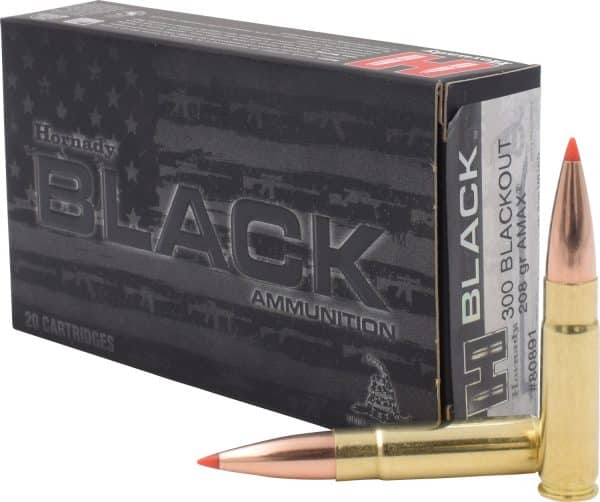 Hornady 80891 Black 300Blackout Ammo - 208 grain