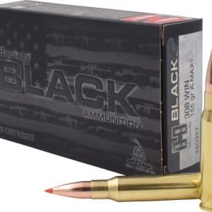 Hornady 80927 .308 Win Black Rifle Ammo - 155 Grain | A-MAX