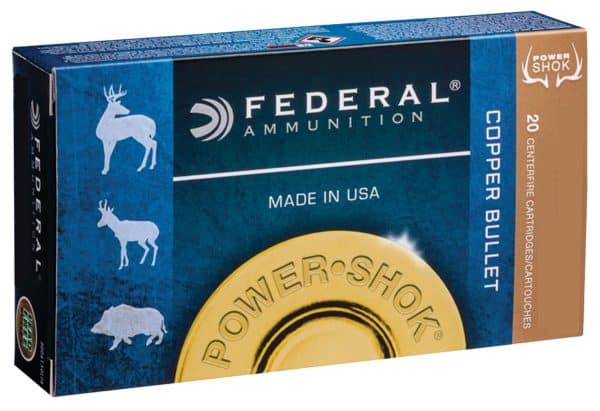 Federal A300W180LFA .300 WinMag Power-Shok Copper - 180 grain | Copper-HP | 2850 fps | 20/Ct